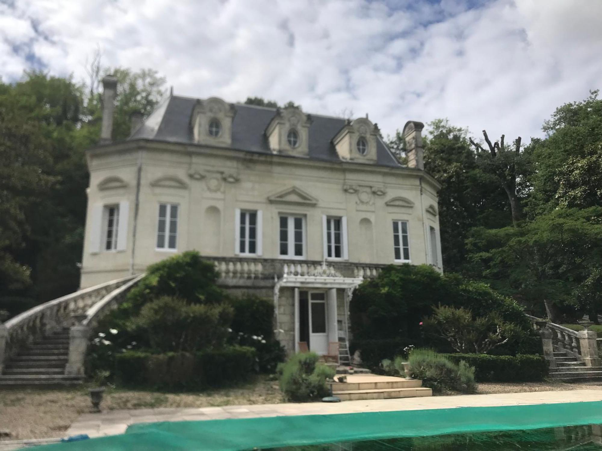 Chateau La Palue Coutras Exterior foto